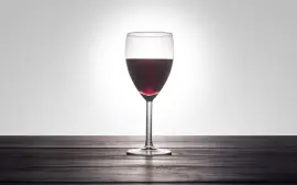 clear wine glass
