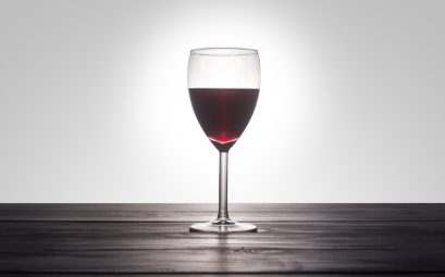 clear wine glass