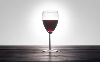 clear wine glass