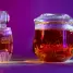 clear glass jar with red liquid